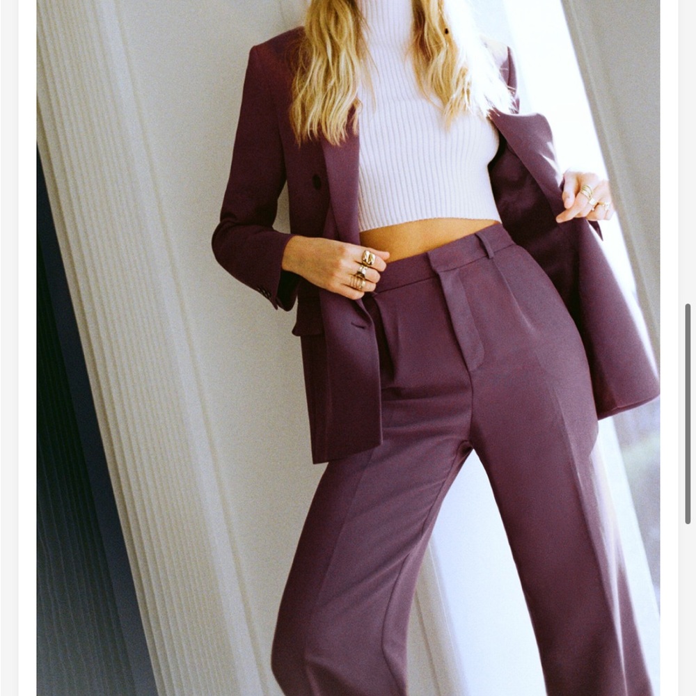 ZARA FULL-LENGTH MENSWEAR STYLE PANTS